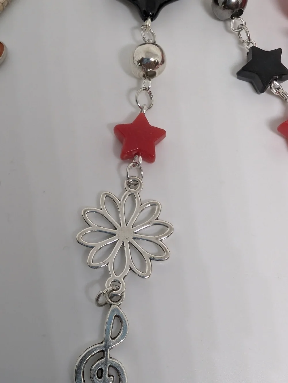 Handmade Long Nana Osaki Nana Anime Strawberry Keychain